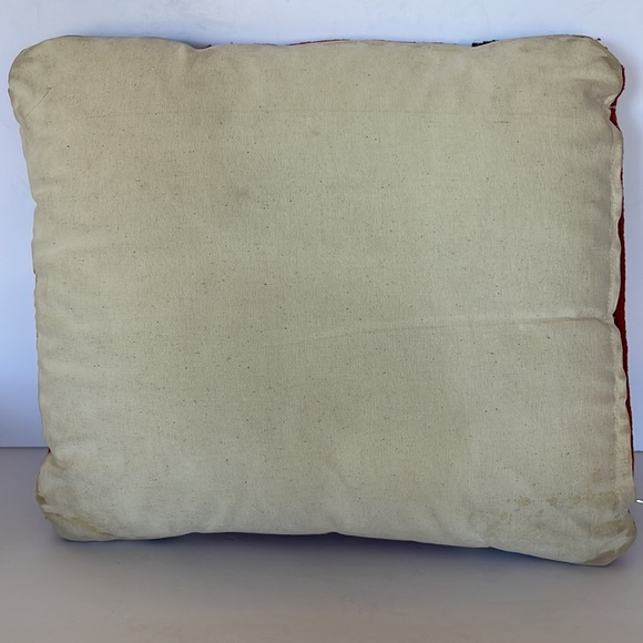 Vintage Navajo Wool Woven Pillow - Picture 5 of 9